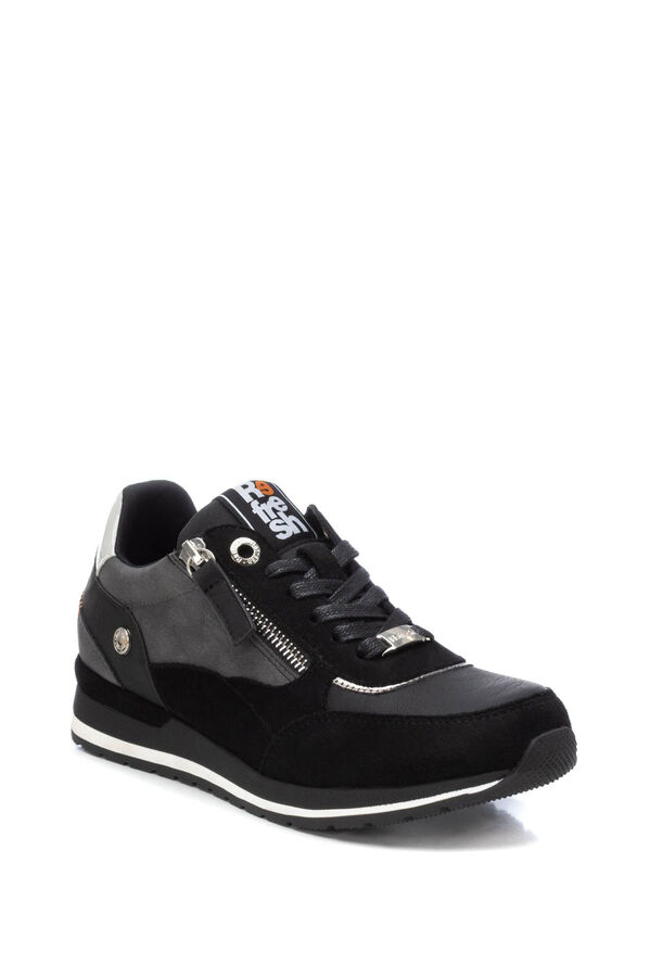 Refresh T&ecirc;nis feminino bege preto