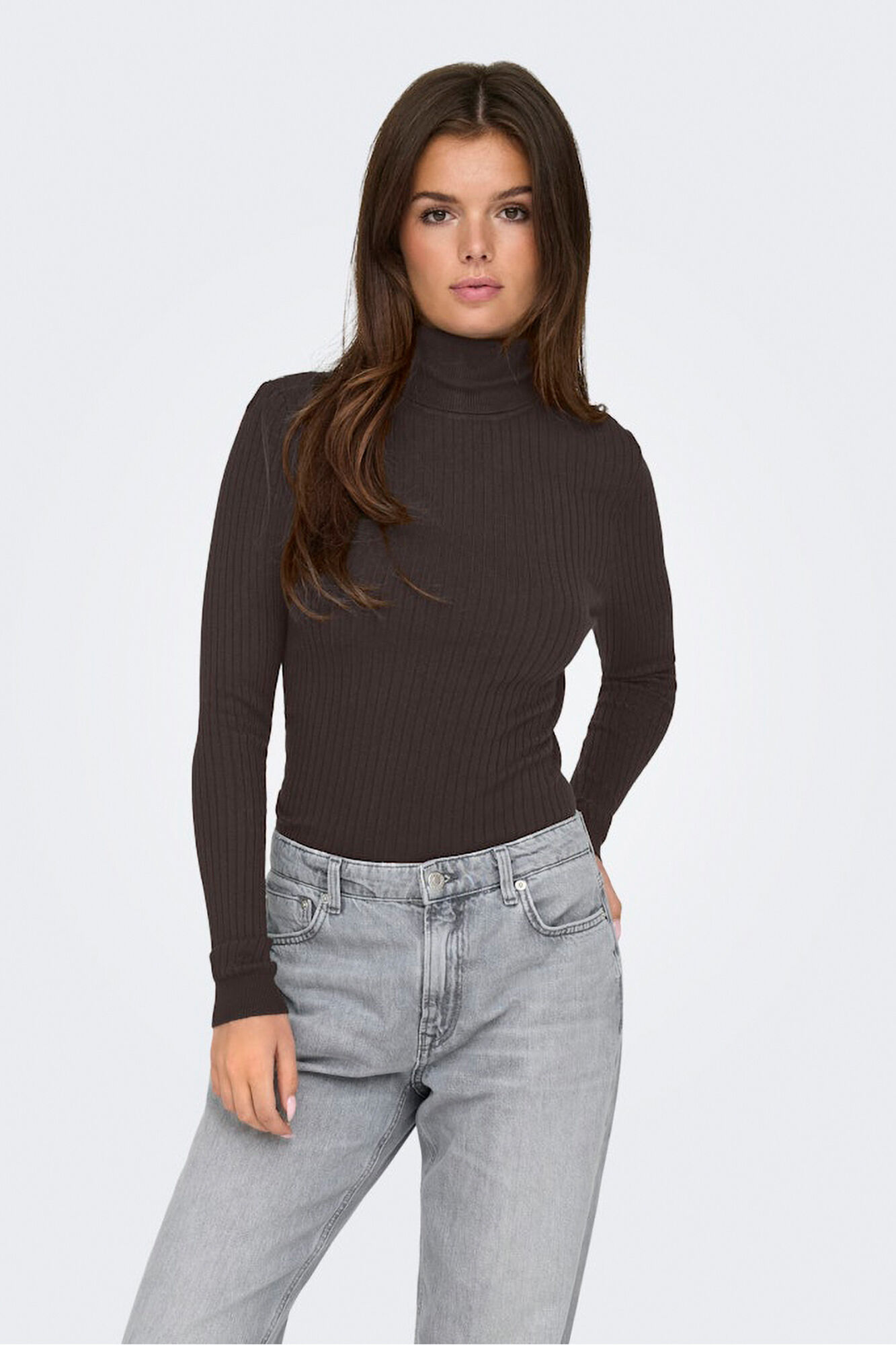 Only Jersey de cuello alto