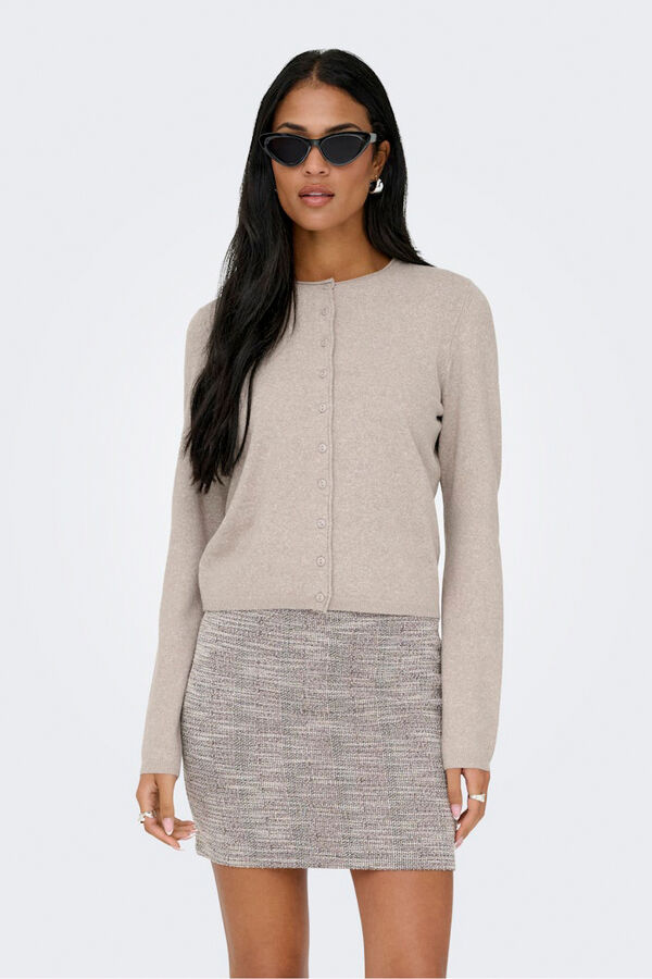 Only Cardigan with buttons brown