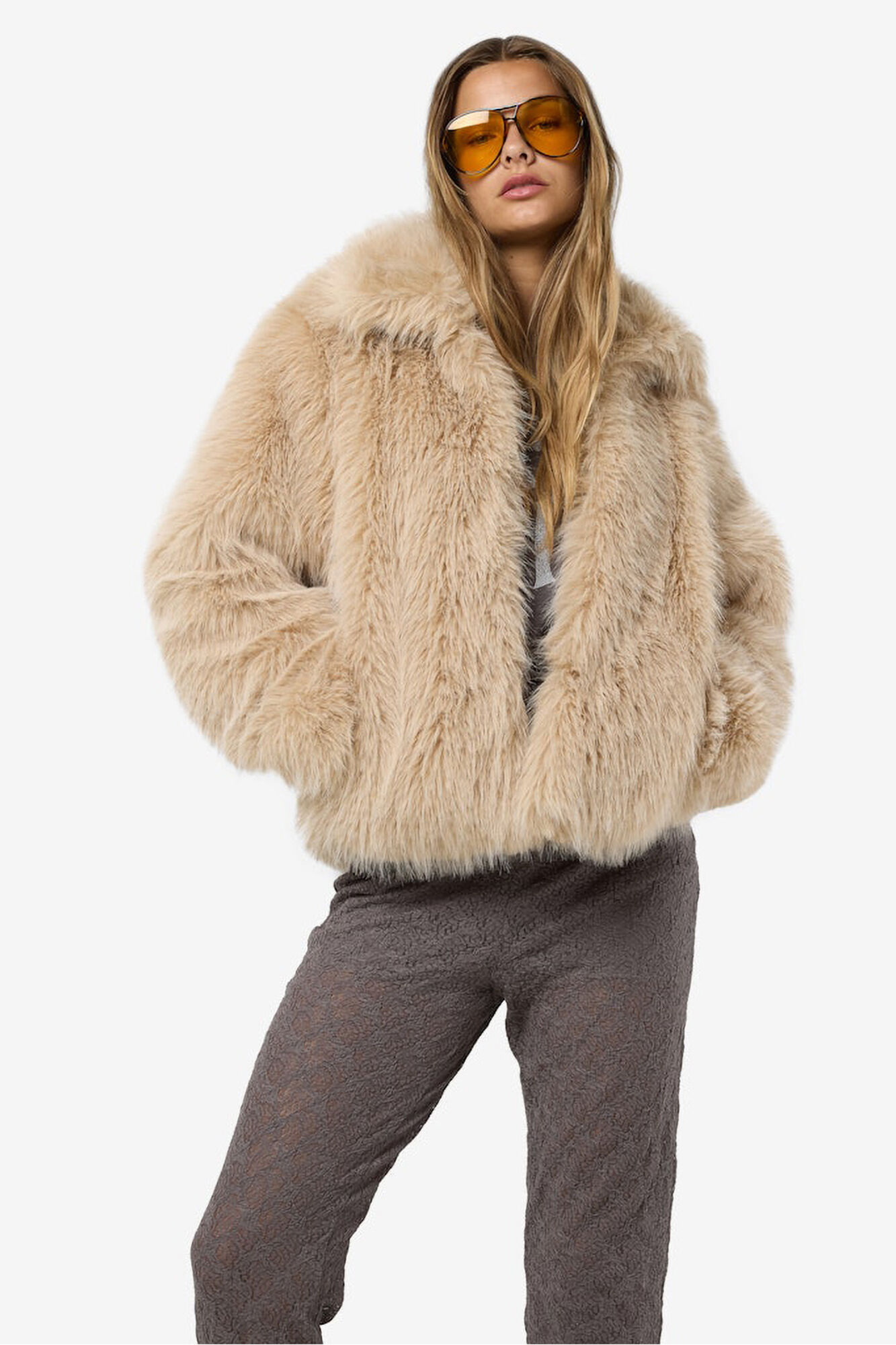 Noisy May Chaqueta de pelo