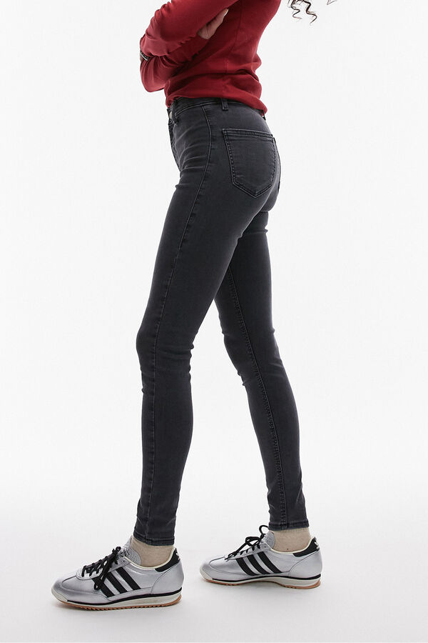 Topshop High- rise skinny jeans black