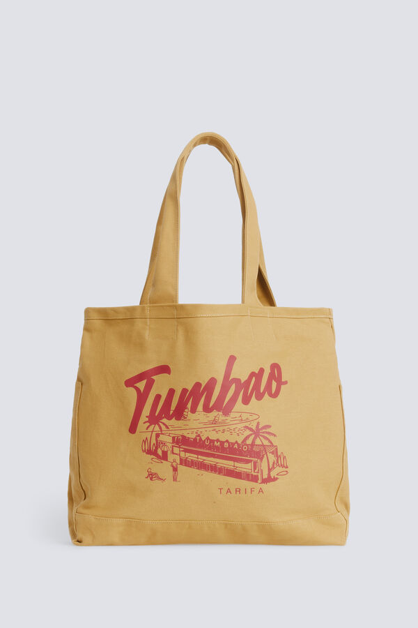 Springfield "Los locos" beach bar tote bag green