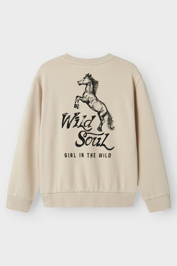 Name it Sweatshirt de menina bege