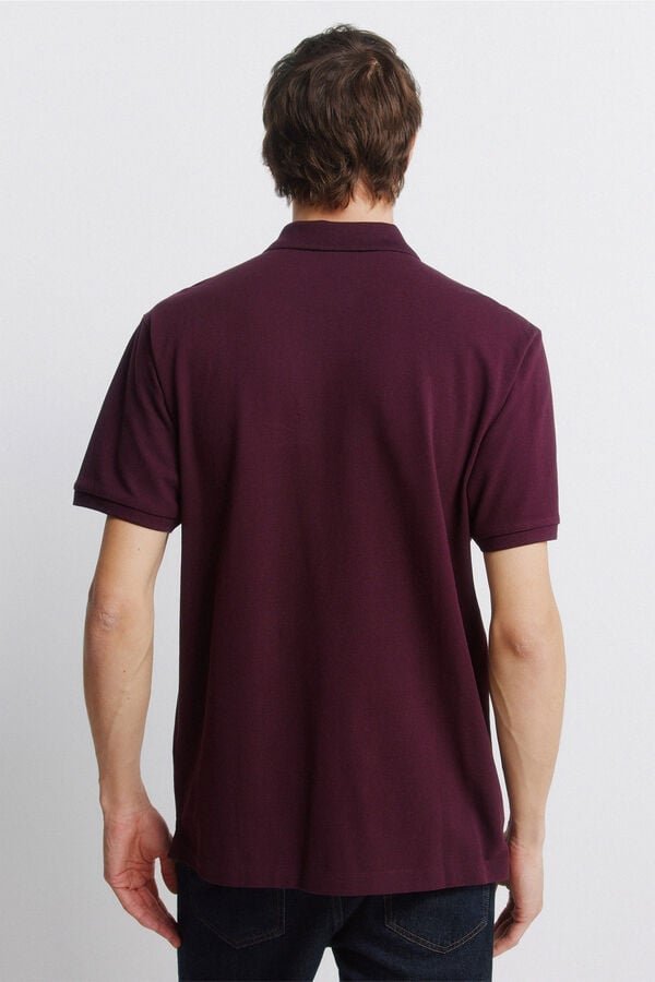 Springfield Basic regular fit polo shirt SPRINGFIELD printed