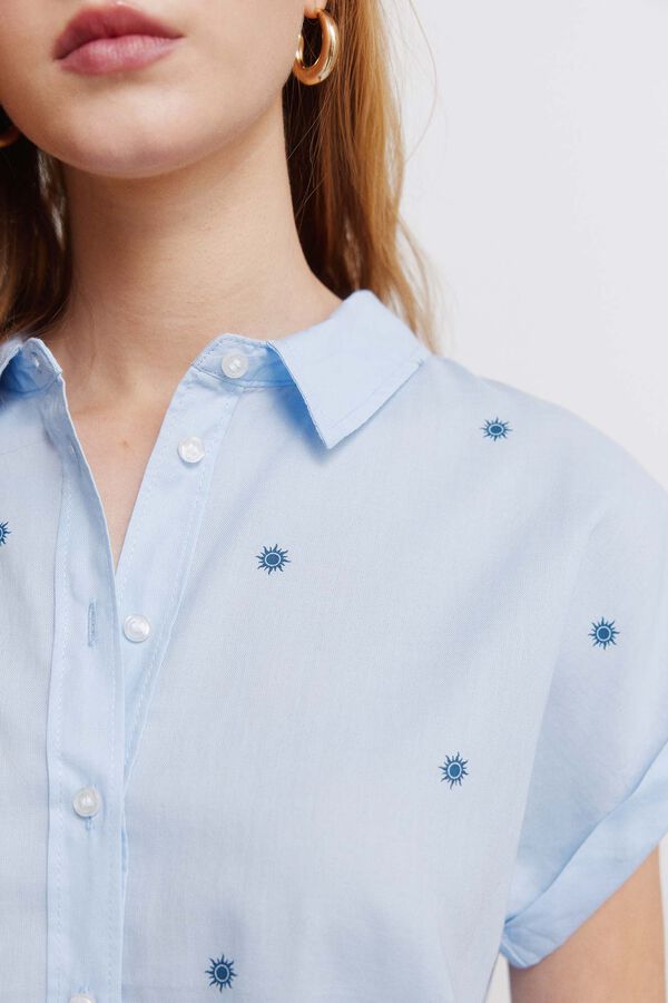 Springfield Oxford basic shirt blue