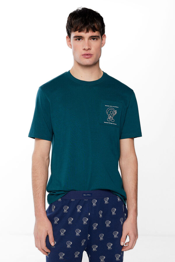 Springfield Short Rick & Morty pyjamas™ zelena