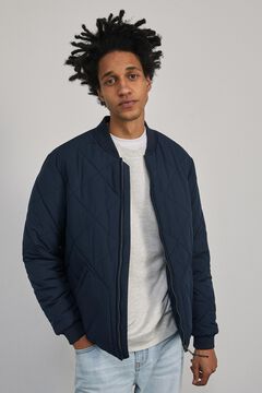 Springfield Quilted bomber navy