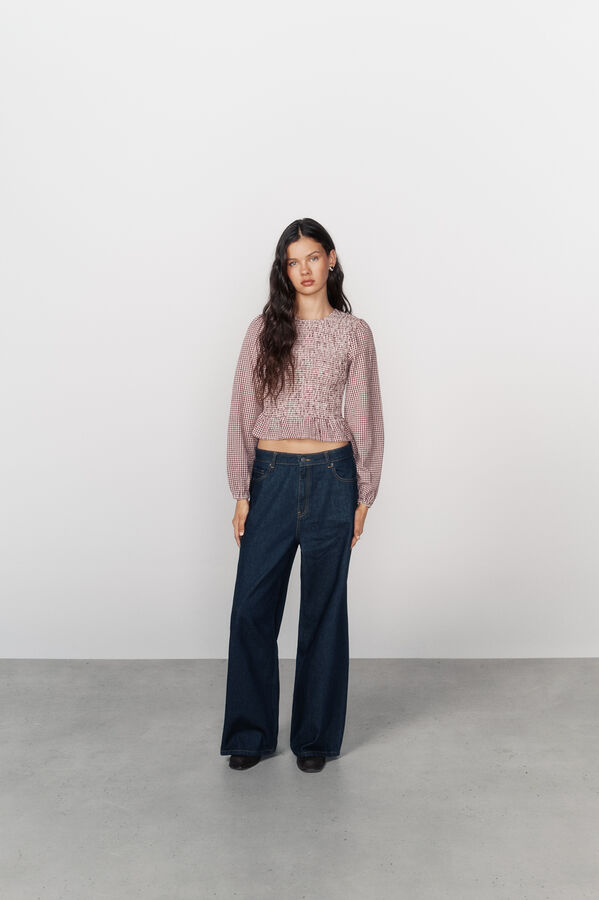 High Spirits Plaidie Blouse printed