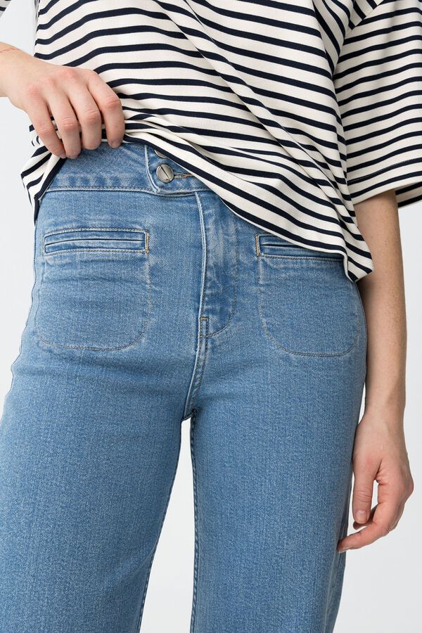 Tiffosi Vaqueros rectos Olivia azul