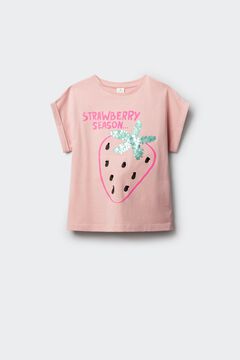 Springfield Kids Camiseta manga corta fresa ni&ntilde;a