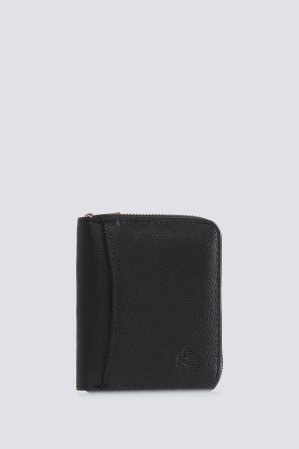 Springfield Black faux leather wallet purse black