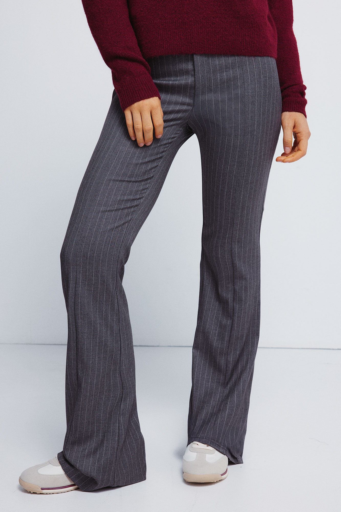 Springfield Striped flare trousers