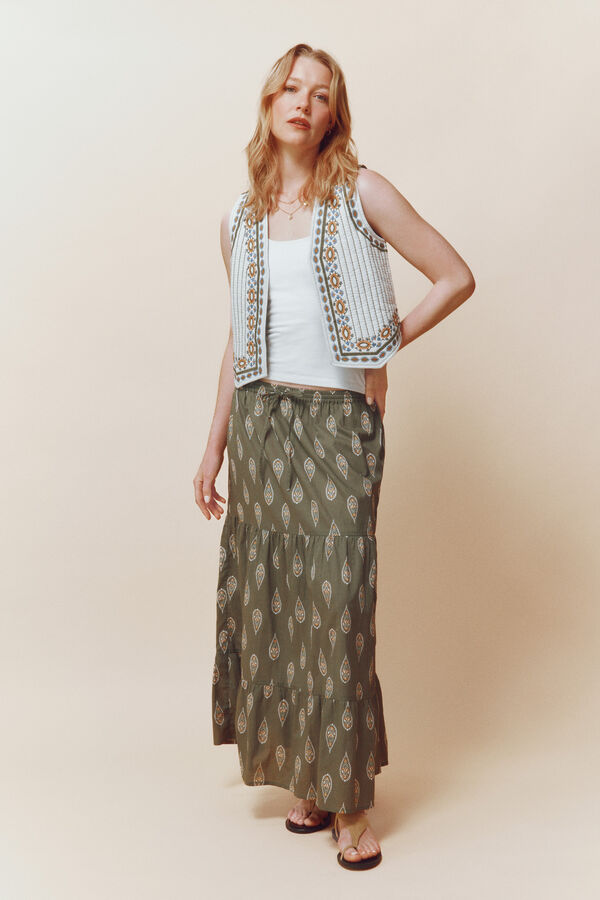Springfield Fuerteventura skirt printed