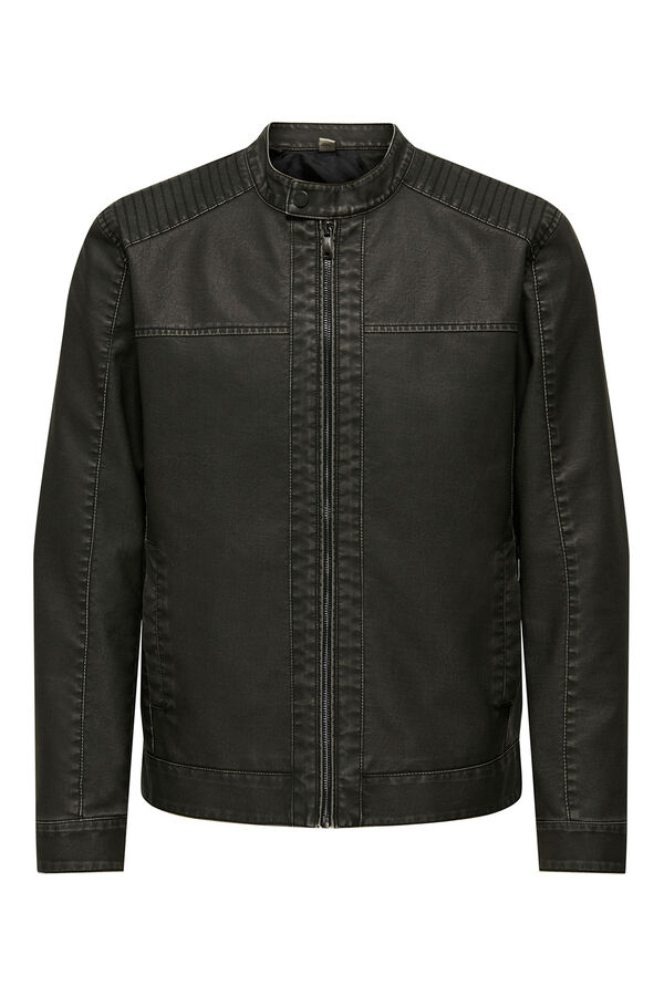 Only & Sons Biker jacket black