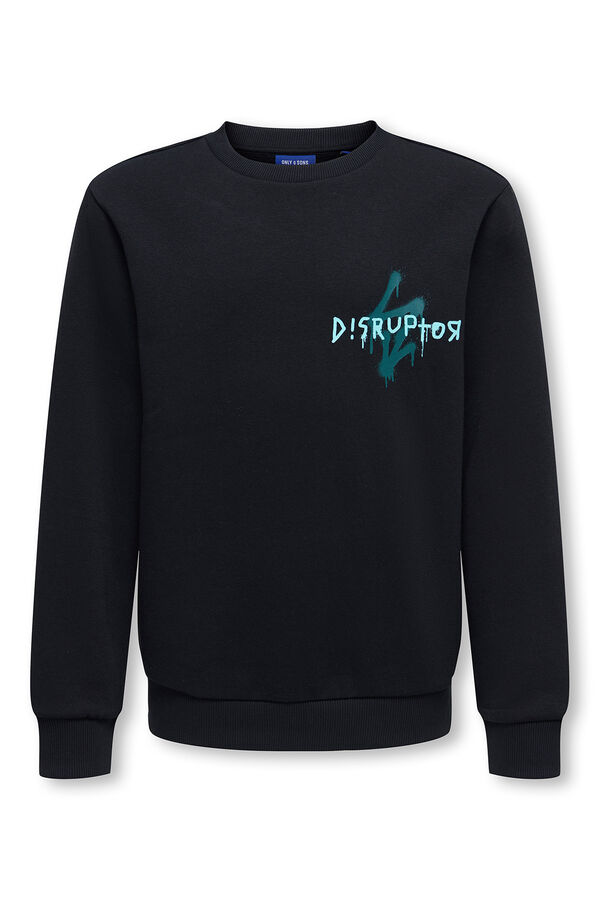 Only & Sons Junior Round neck sweatshirt black