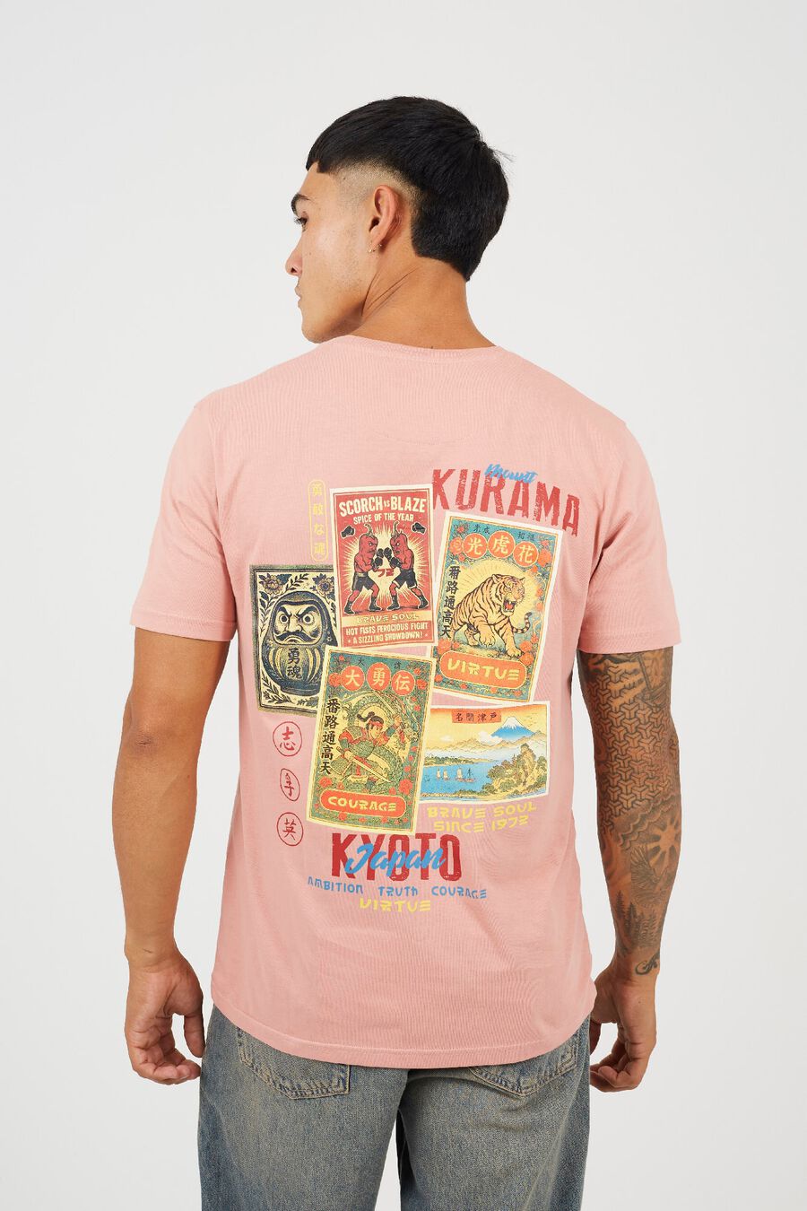 Camiseta manga corta print