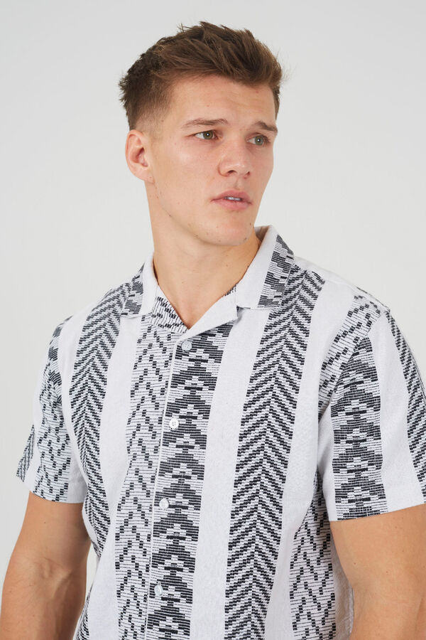 Brave Soul Camisa manga curta branco