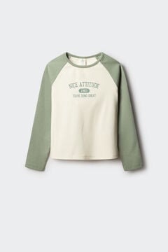 Springfield Kids Majica dugih rukava od rebraste tkanine za devojčice