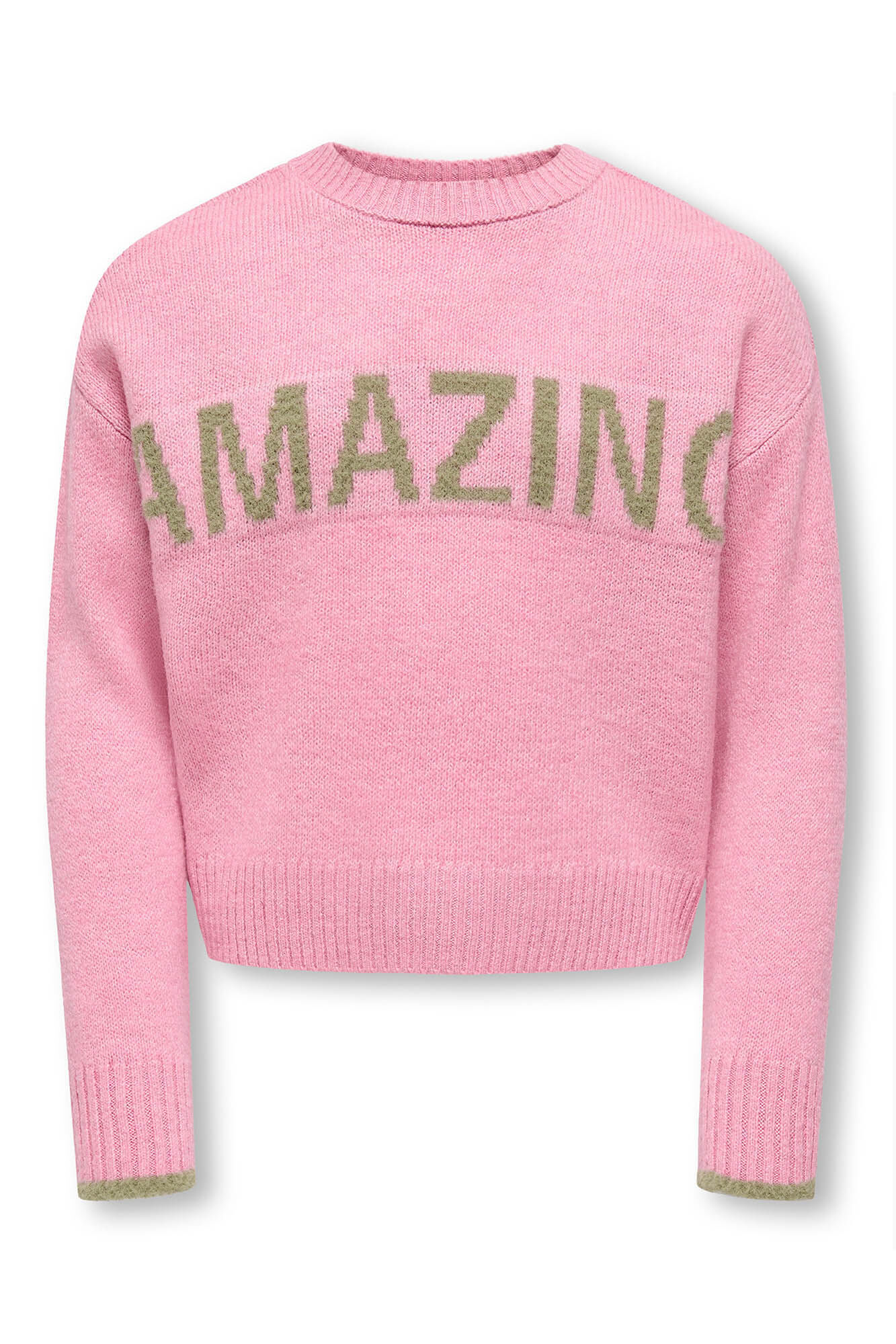 Only Girls Su&eacute;ter com texto de menina