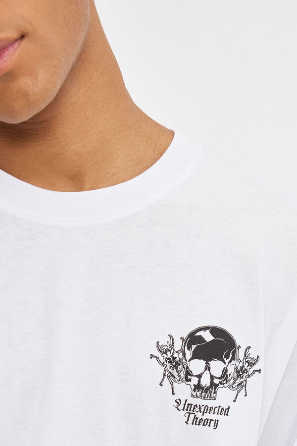 Inside T-Shirt Print Weiß