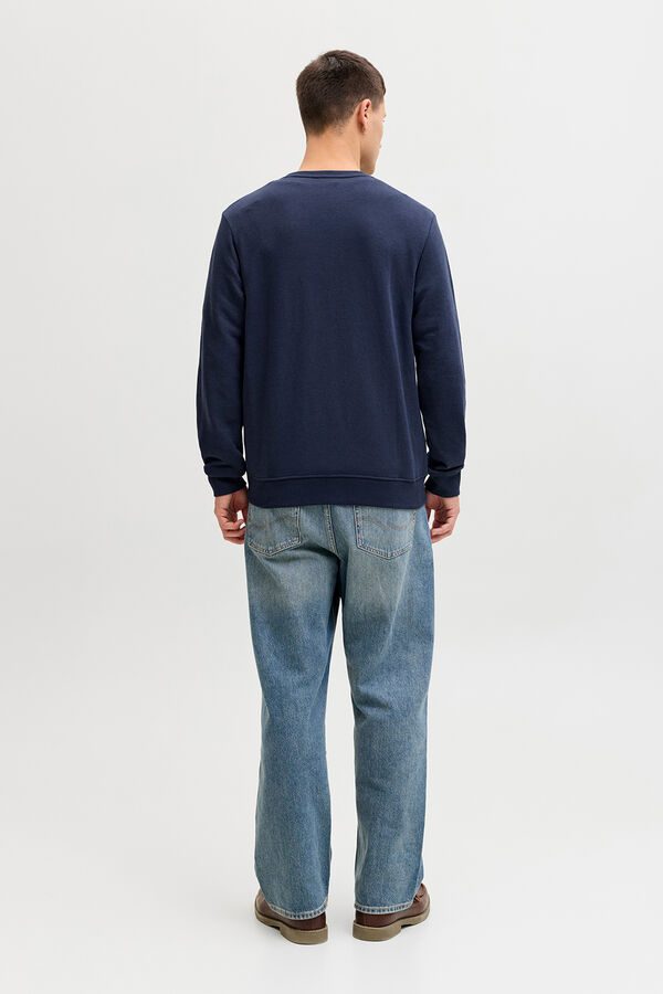 Jack & Jones Sudadera b&aacute;sica logo azul