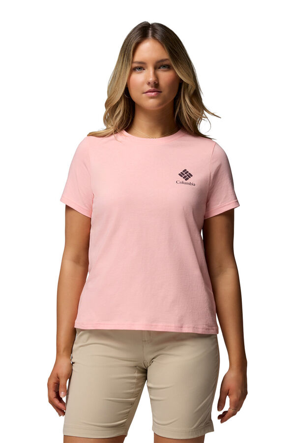 Columbia Printed T-shirt Rolling Bend&trade; pink