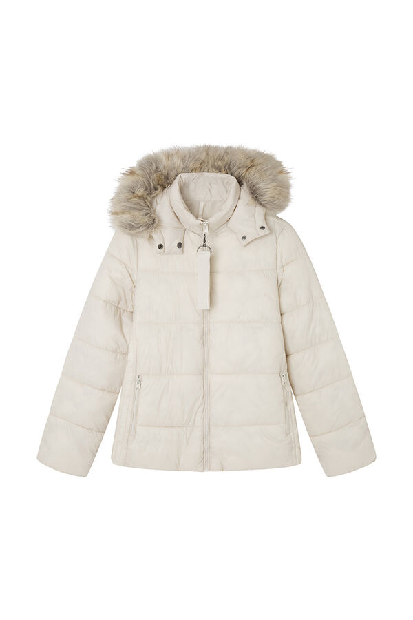 Springfield Short water-repellent Sorona Aura padded jacket brown