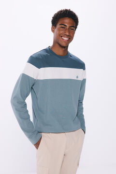 Springfield Cut long sleeve t-shirt acqua