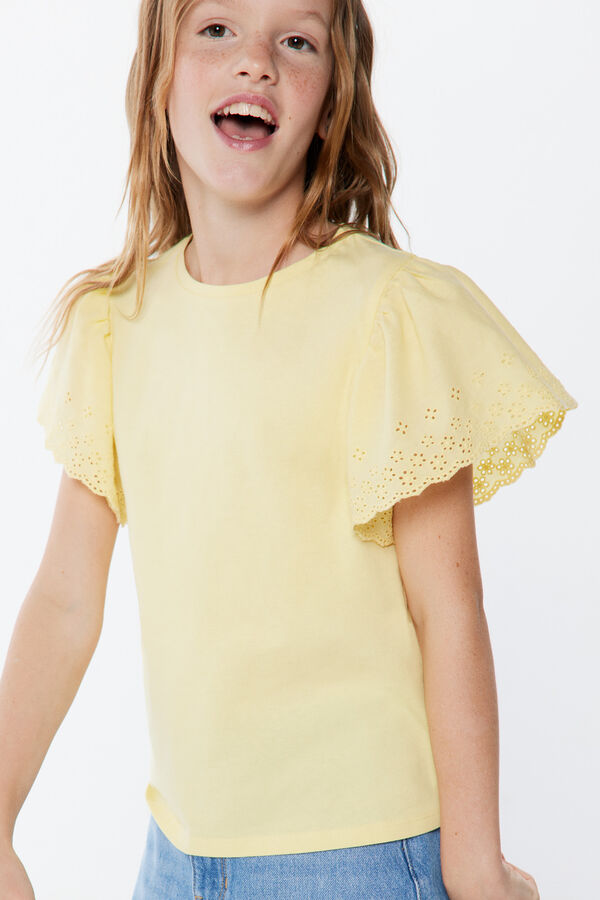 Springfield Majica sa karnerima za devojčice žuta