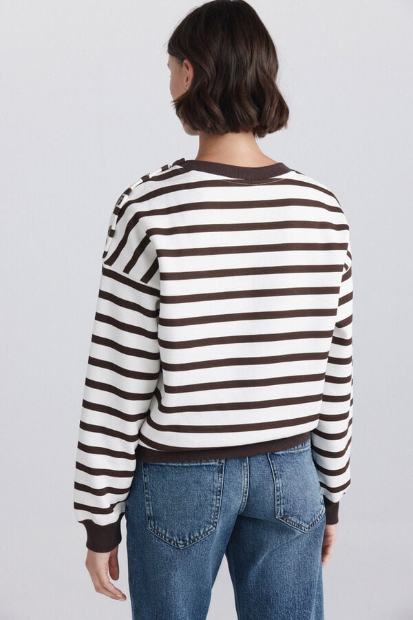 Springfield Striped sweatshirt printed