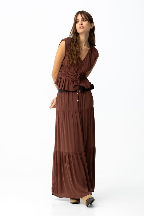 Tiffosi Regular long skirt nude