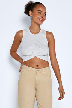Noisy May Top cropped manga cava