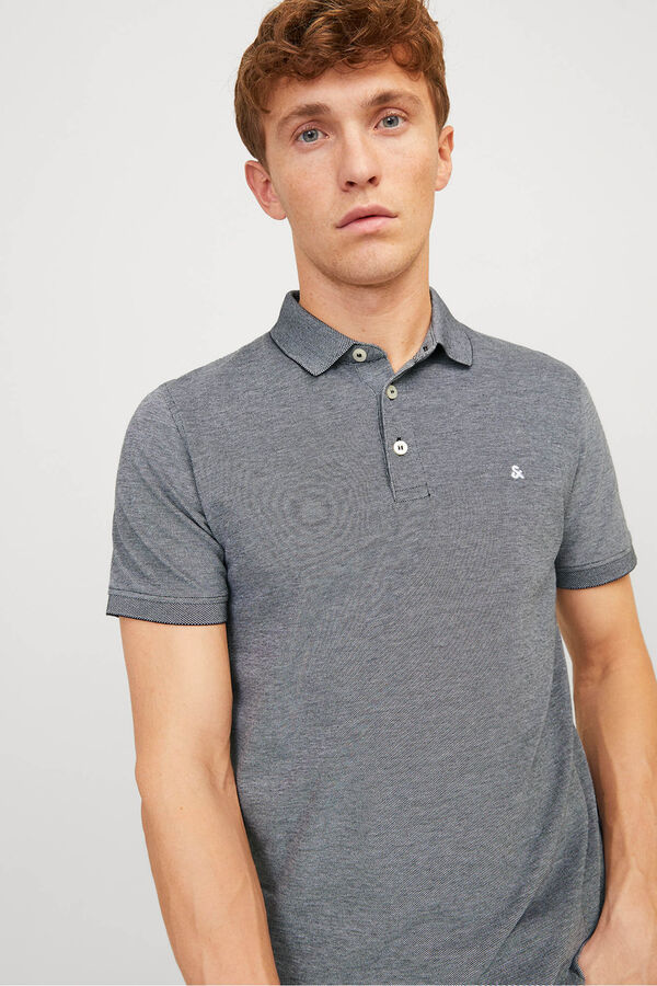 Jack & Jones Poloshirt Slim Fit Grau