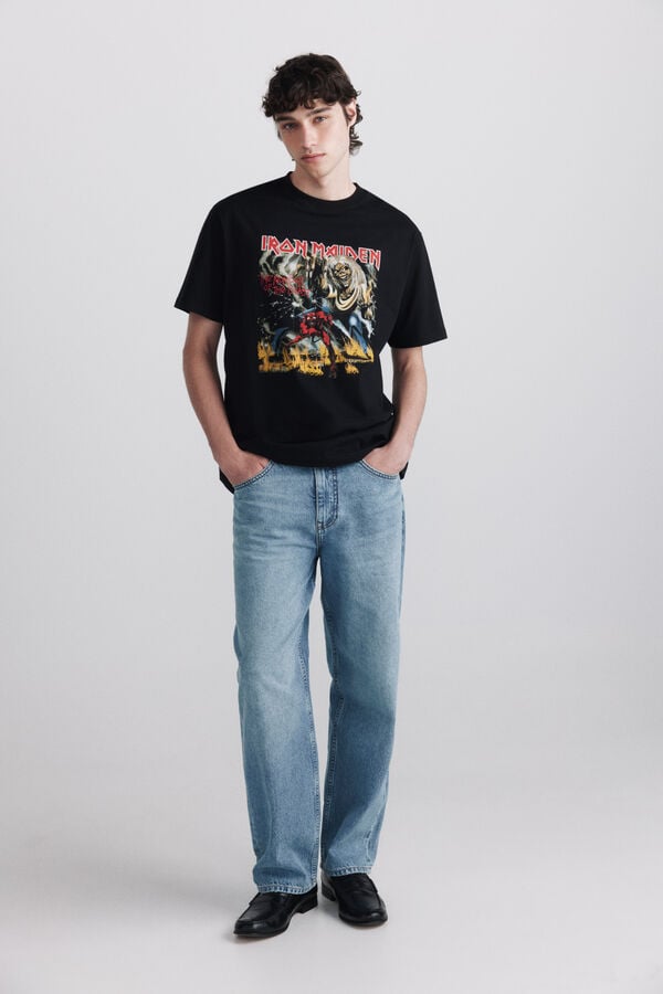 Springfield Camiseta Iron Maiden negro
