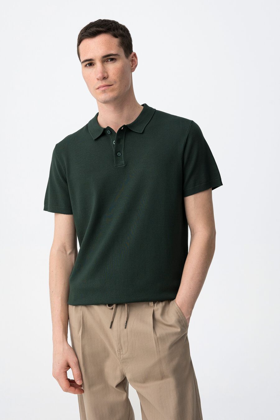 Polo de punto regular