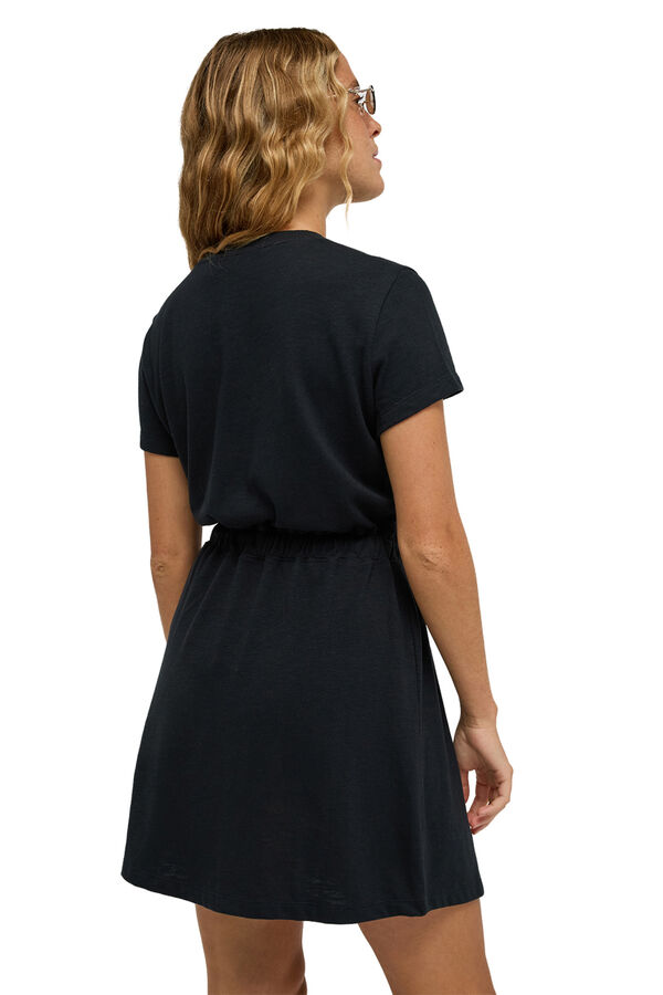 Roxy Short dress with elasticated waist black