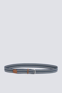 Springfield Striped braided belt