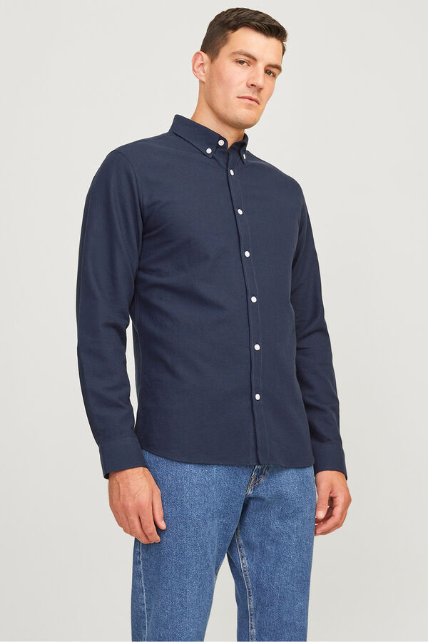JJ REBEL Long sleeve formal shirt blue