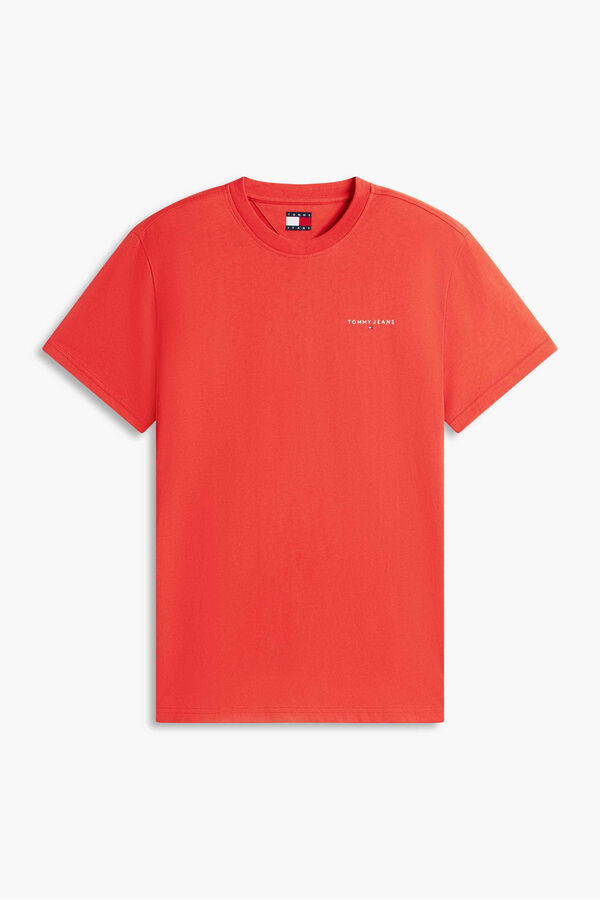 Tommy Jeans Slim short-sleeve T-shirt red