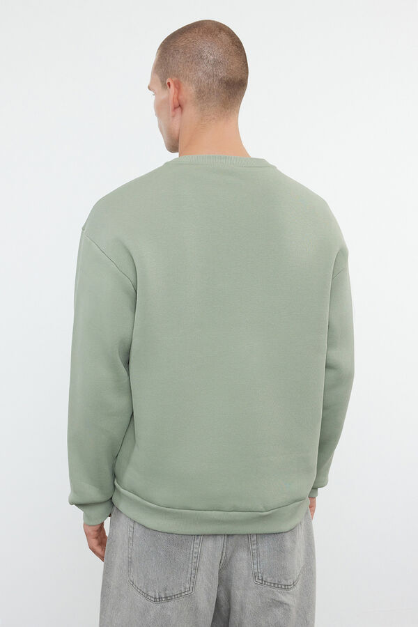 Trendyol Sudadera polar verde