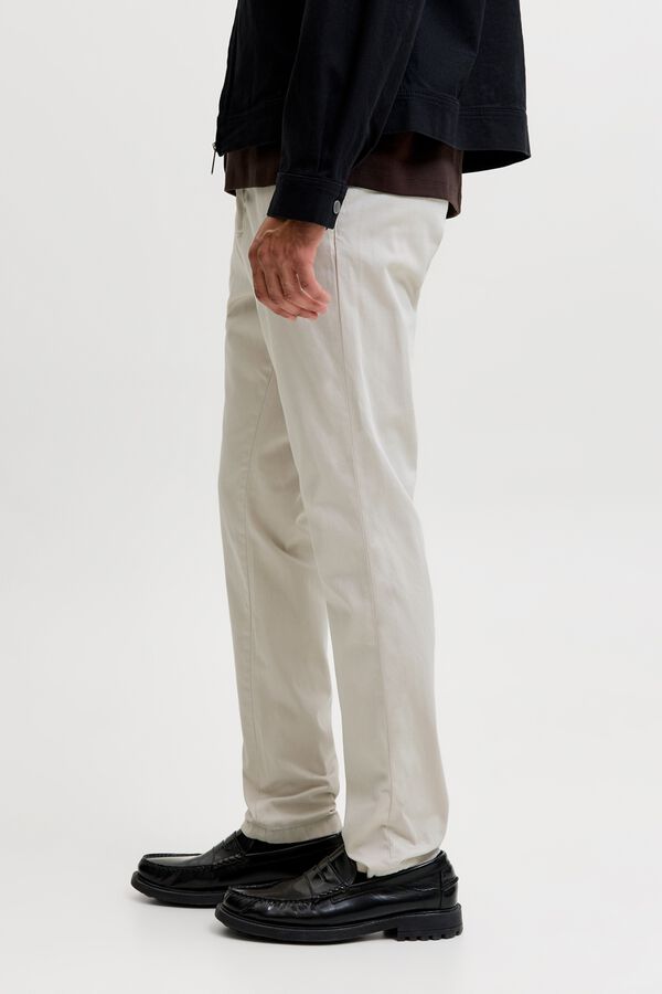 Jack & Jones Cal&ccedil;as chino slim cinzento