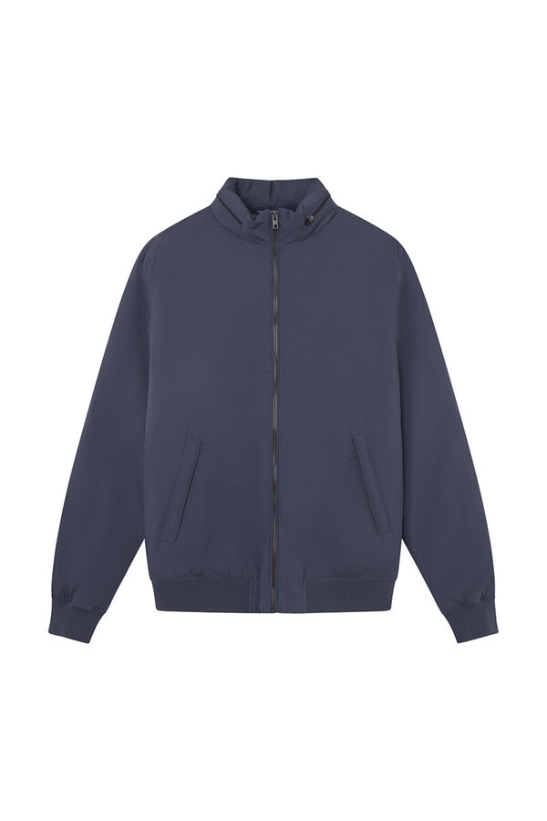 Springfield Technical quilted jacket steel blue