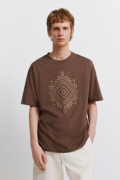 Springfield Embroidered ethnic T-shirt