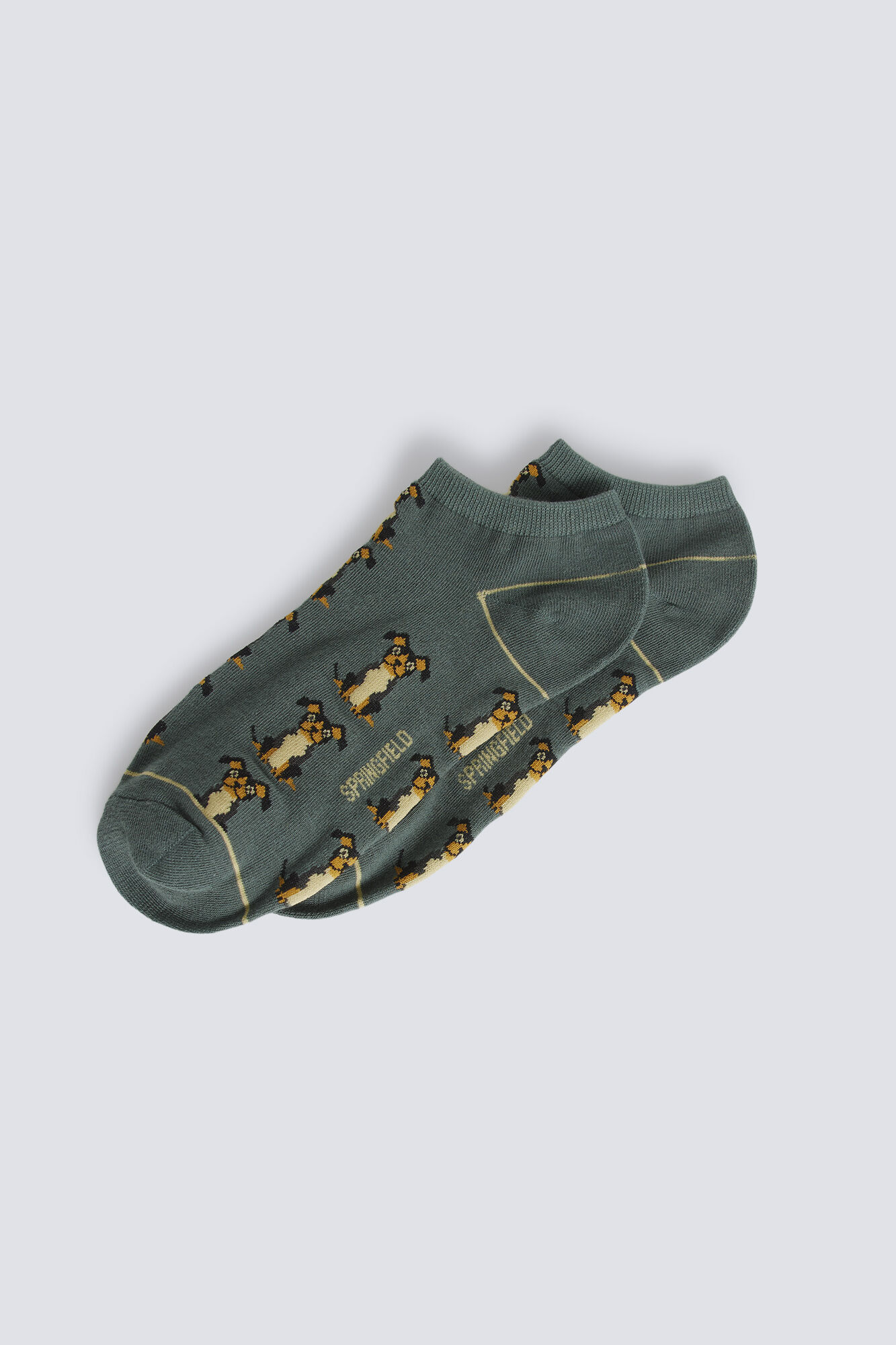 Springfield Dog print ankle sock