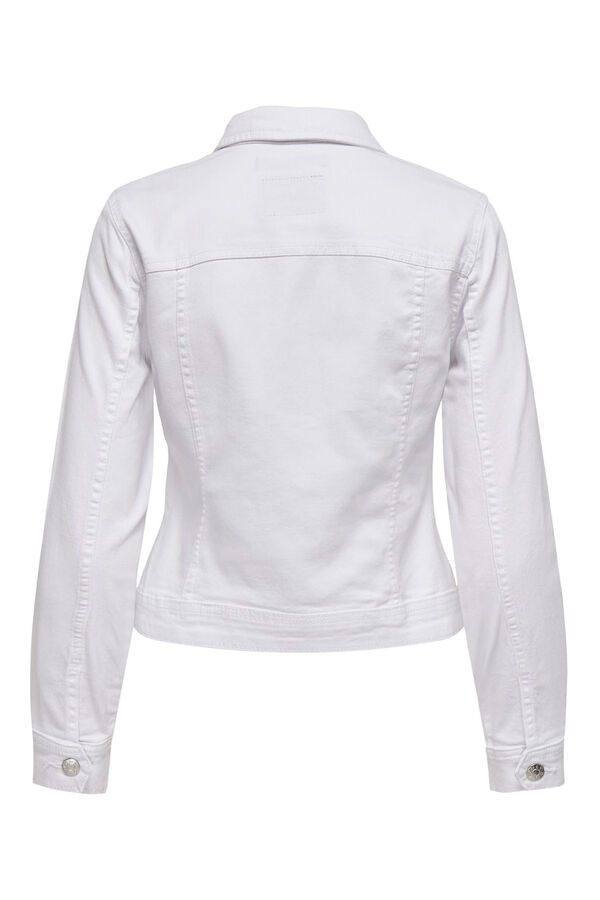Only Chaqueta vaquera bolsillos delanteros blanco