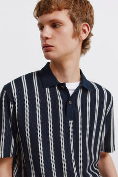 Springfield Striped regular fit polo shirt