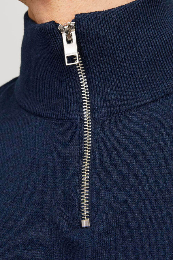 Jack & Jones Camisola fecho-&eacute;clair azul