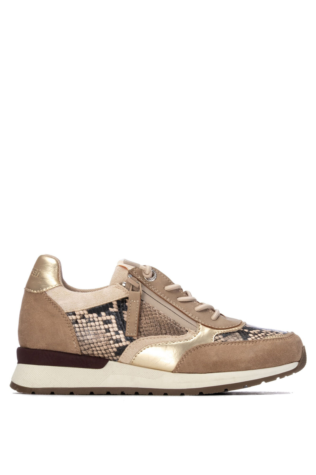 Refresh Zapatilla cremallera lateral cord&oacute;n