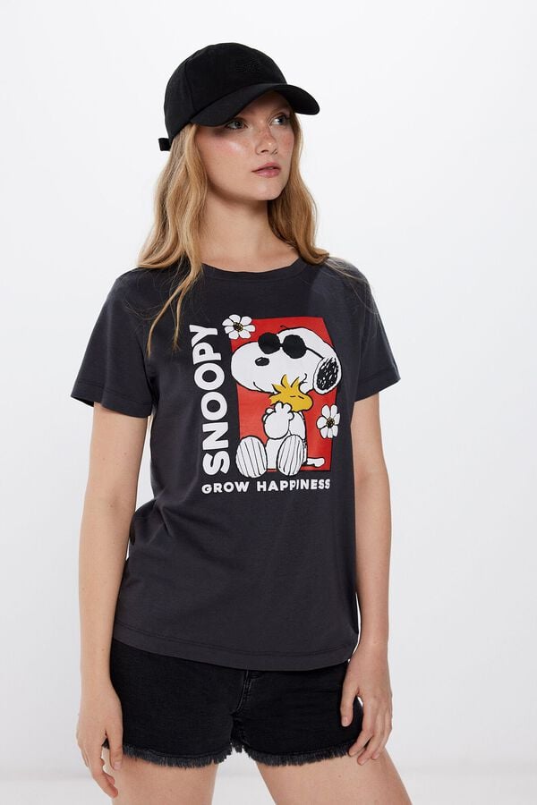 Springfield Snoopy T-shirt yellow