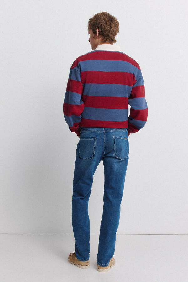 Springfield Medium wash slim fit jeans blue